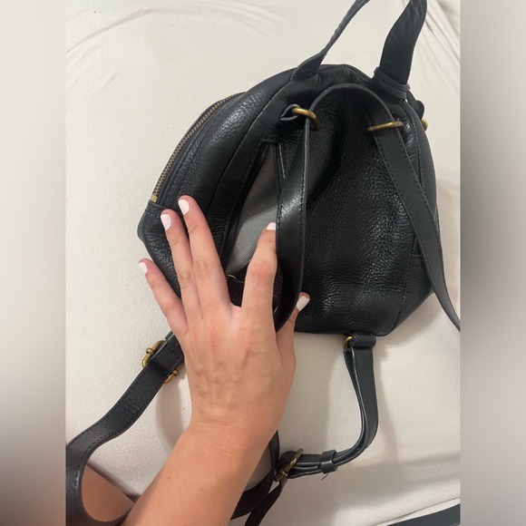 Fossil Mini Leather Backpack - Picture 6 of 6